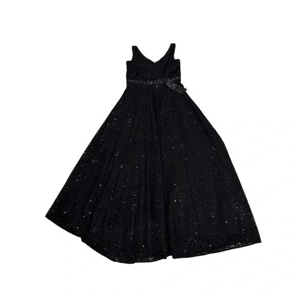 slim fit dress slacks Elie Tahari black and blue guipure lace dress, size 6, NEW WITH TAGS!